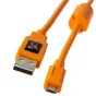 Data Cables - Tether Tools USB-A to 2.0 micro-B 5 pin 4.6m Tether Pro orange CU5430ORG - quick order from manufacturer