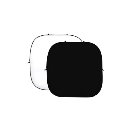 StudioKing fons balts/melns Board White/Black 240x240 cm