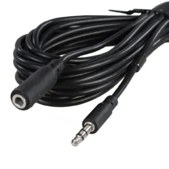 Audio vadi, adapteri - Stereo Audio Extension Cable 3.5 mm Male - 3.5 mm Female 5m - ātri pasūtīt no ražotāja