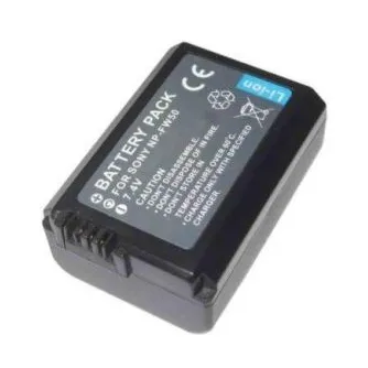 Kameru akumulatori - Akumulators NP-FW50 1080mAh 7.2V, piemērots Sony DSLR A33 A55 NEX-3 NEX-5, fotoaparātu baterijām10 - perc šodien veikalā un ar piegādi