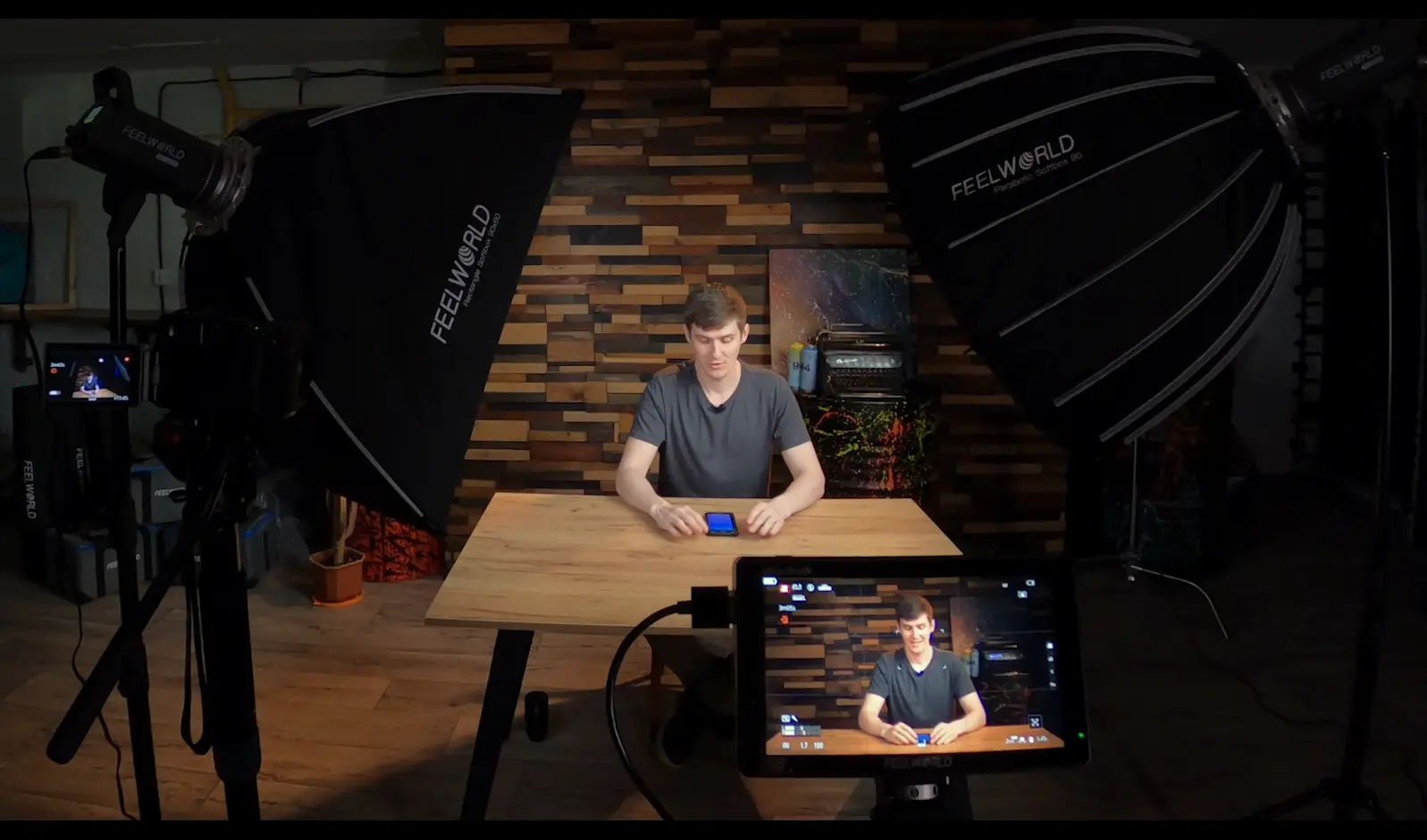 Apšvietimas „YouTube“ filmavimui