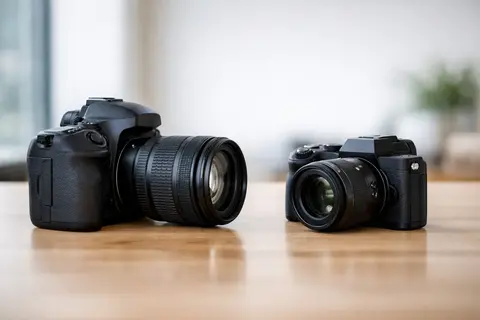 Veidrodinis fotoaparatas ar veidrodinis fotoaparatas be veidrodžio?