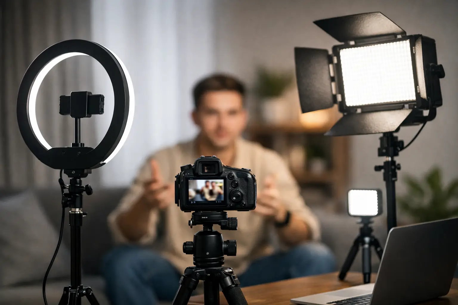 Vaizdo šviesa „YouTube“ filmavimui: kaip pasirinkti