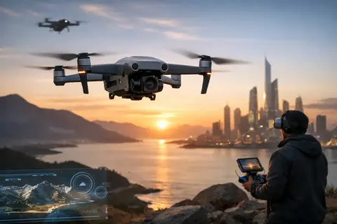 Dronų filmavimo tendencijos 2026