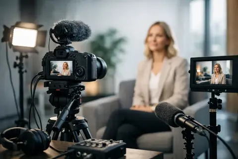 Įmonės interviu vaizdo įrangos pavyzdys