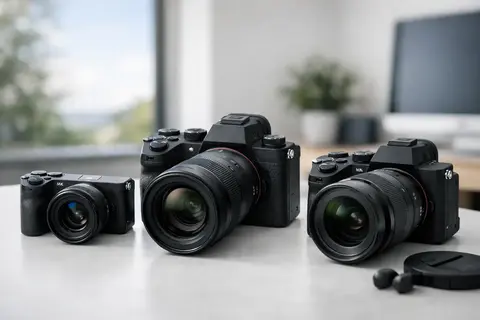 Sony veidrodinių kamerų apžvalga 2025