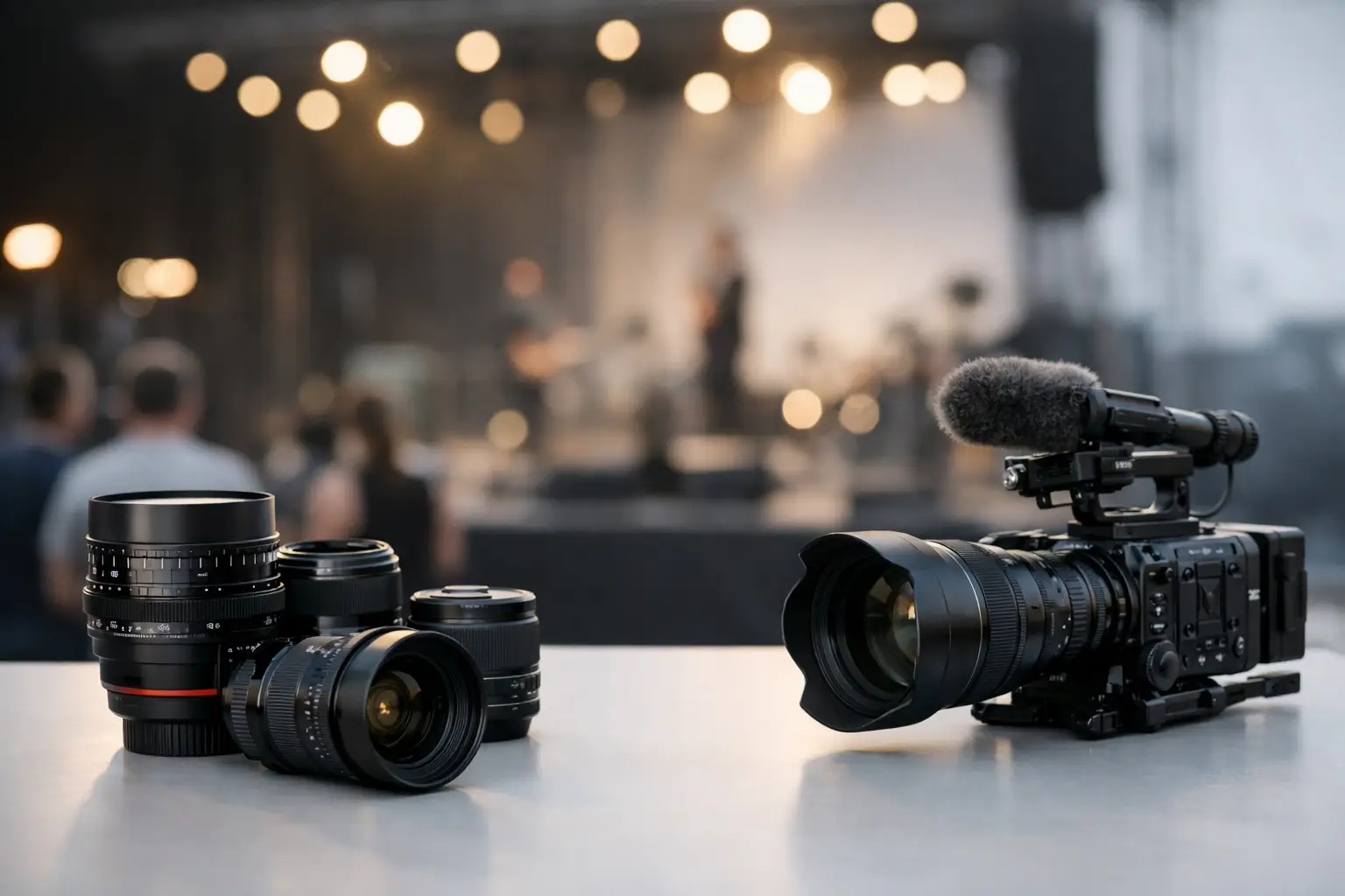 Objektyvų nuoma renginių filmavimui